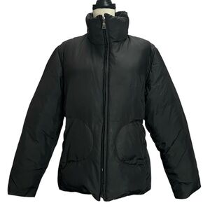 Alaska Frontier Jacket Puffer L Black Removable Sleeves